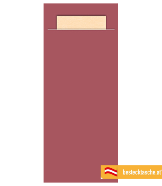 Bestecktasche bordeaux neu