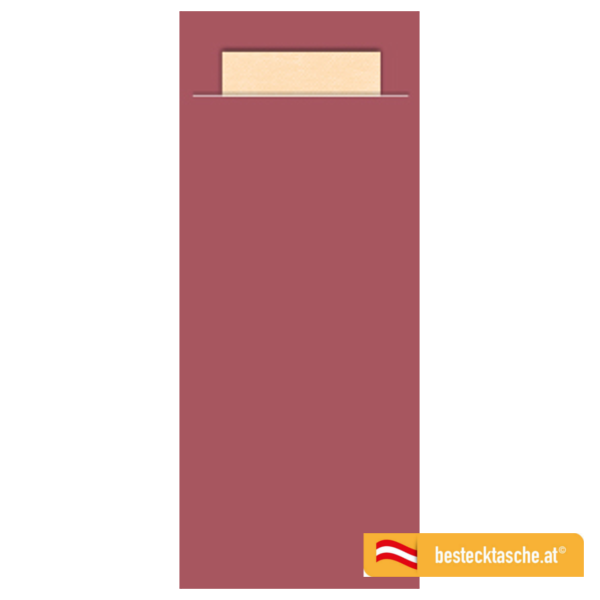 Bestecktasche „bordeaux“